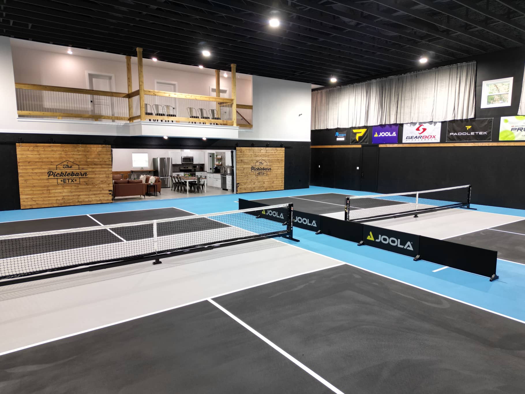 The Picklebarn ETX Airbnb rental pickleball courts in Chandler TX
